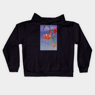 Lily with Blue Kids Hoodie